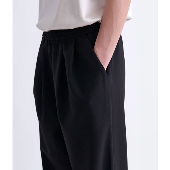 ZINŌ Nino Black Wool Blend Elastic Waist Trouser $381 EUC S - Picture 6 of 6